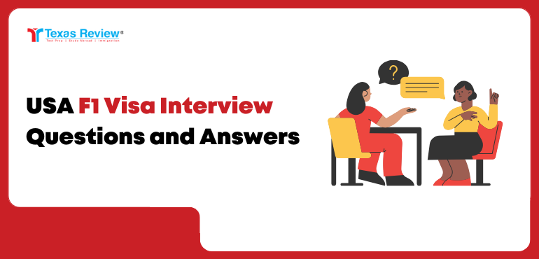 usa f1 visa interview questions and answers banner image