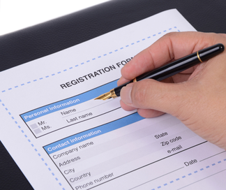 Illustration of offline registration